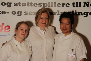 Heidi Bjerkan og lærlinger 2